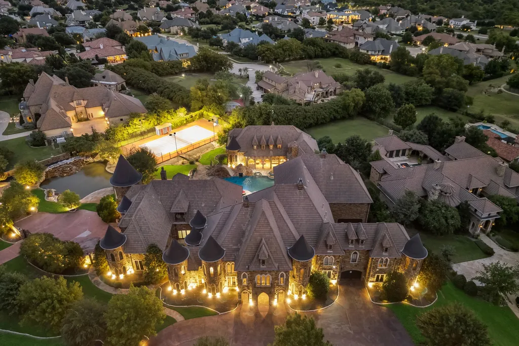Castle Estate Heads to Auction at 6 Million as a Hilltop Masterpiece in Fort Worth 13 9553 Bella Terra Dr Fort Worth TX 7612644