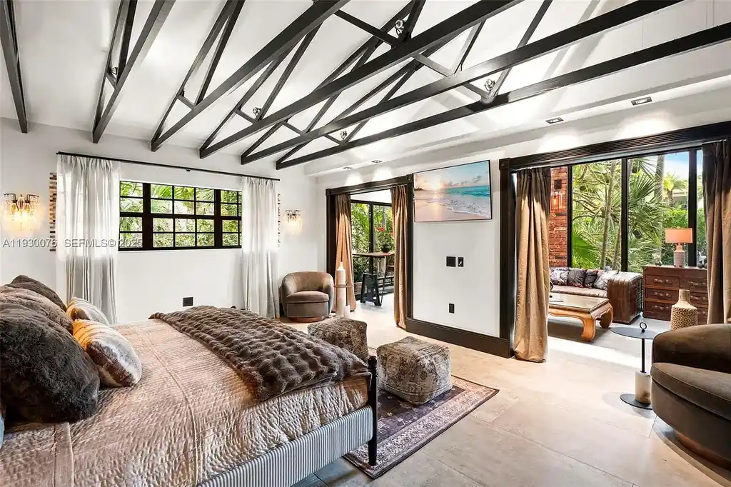 Exceptional $25 Million Waterfront Estate in One of Miami’s Most Exclusive Gated Island Enclaves 11 Waterfront luxury home at 980 Belle Meade Island Dr featuring a private pool and 120 feet of canal frontage in Miami