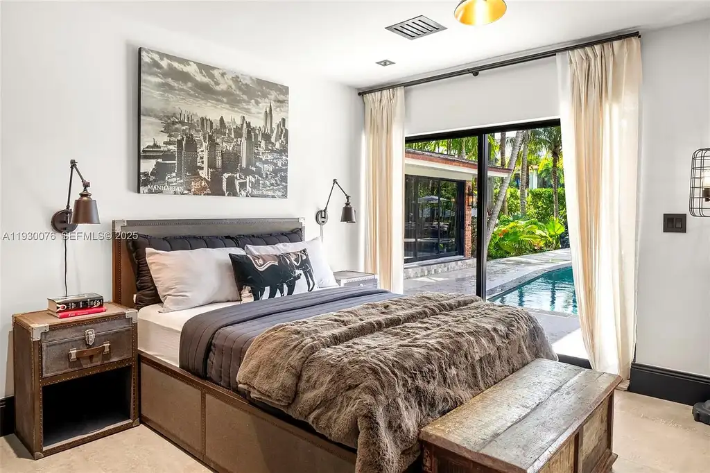 Exceptional $25 Million Waterfront Estate in One of Miami’s Most Exclusive Gated Island Enclaves 14 Waterfront luxury home at 980 Belle Meade Island Dr featuring a private pool and 120 feet of canal frontage in Miami