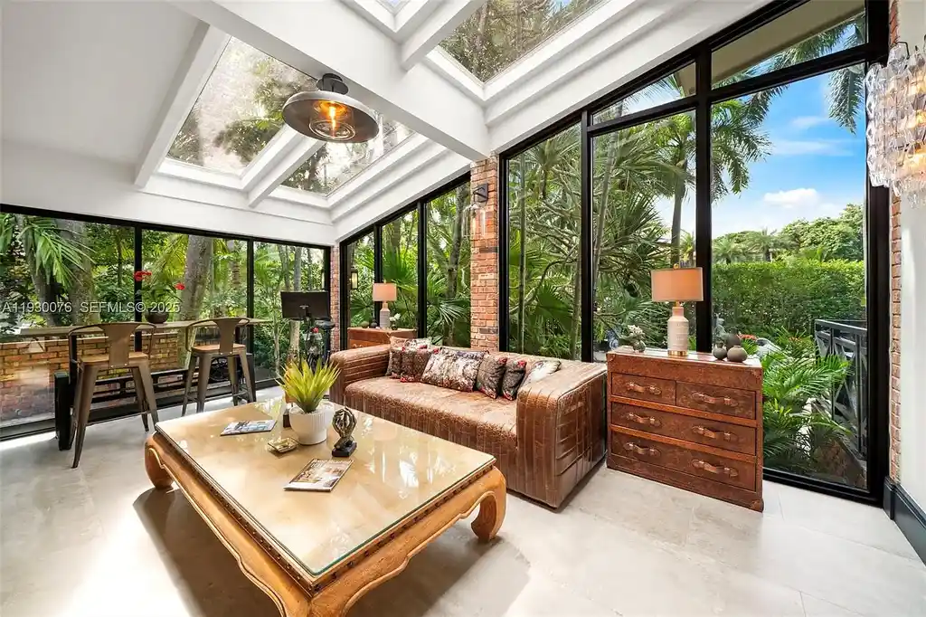 Exceptional $25 Million Waterfront Estate in One of Miami’s Most Exclusive Gated Island Enclaves 12 Waterfront luxury home at 980 Belle Meade Island Dr featuring a private pool and 120 feet of canal frontage in Miami