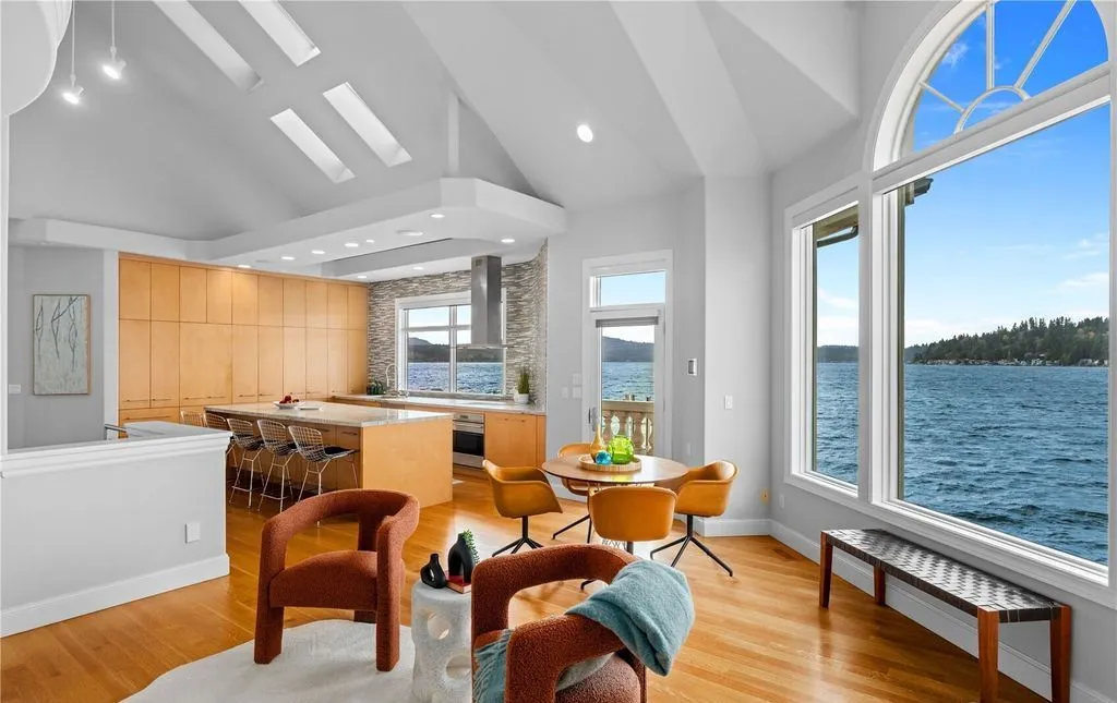 An Extraordinary Gated Waterfront Masterpiece Offering Timeless Views and Modern Ease at $6.5M 15 A Magnificent Waterfront Escape at 2819 E Lake Sammamish Parkway NE Blends Modern Comfort with Endless Lake Views 11