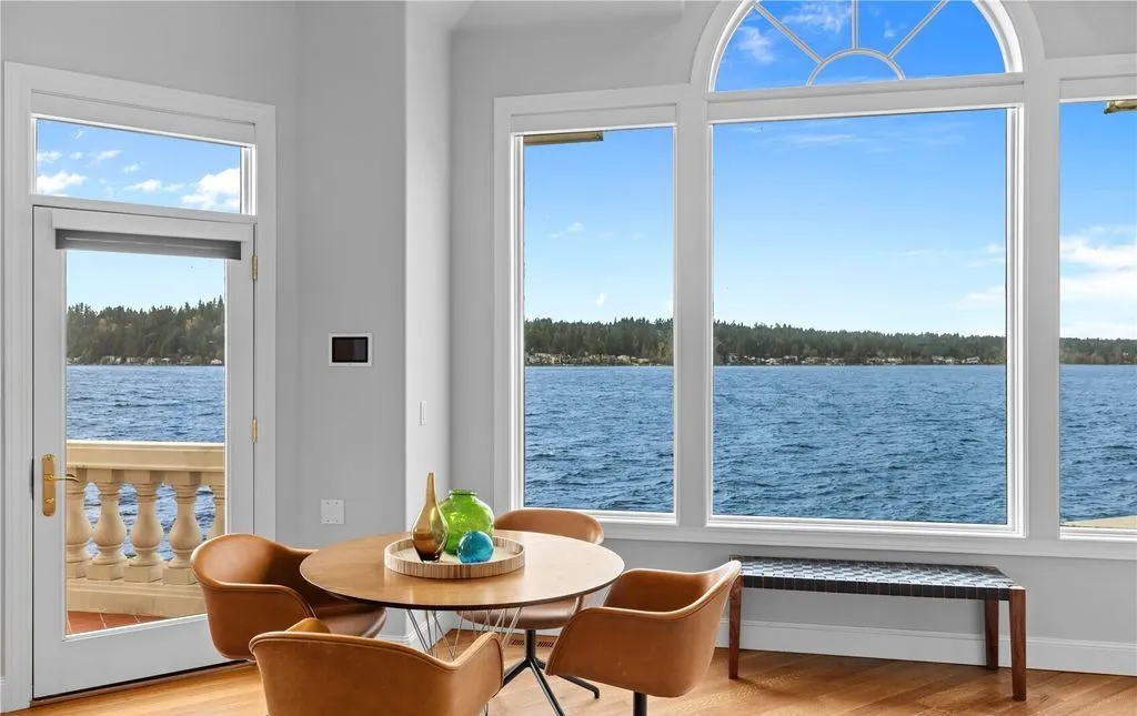An Extraordinary Gated Waterfront Masterpiece Offering Timeless Views and Modern Ease at $6.5M 16 A Magnificent Waterfront Escape at 2819 E Lake Sammamish Parkway NE Blends Modern Comfort with Endless Lake Views 12