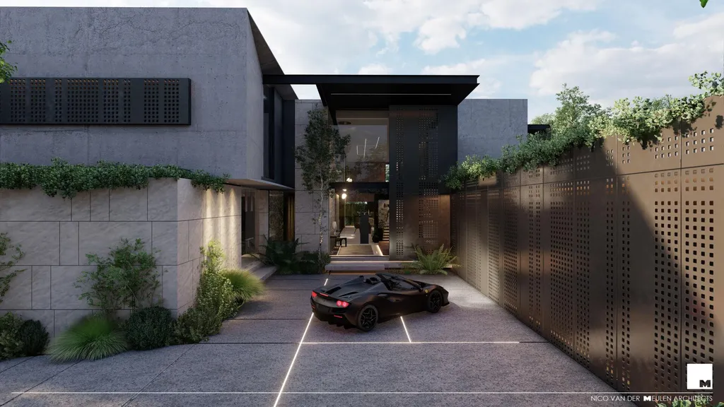 Bryanston Residence by Nico van der Meulen Architects, Cantilevered Concrete Volumes in a Leafy Johannesburg Setting 2 Bryanston Residence by Nico van der Meulen Architects Cantilevered Concrete Volumes in a Leafy Johannesburg Setting 7