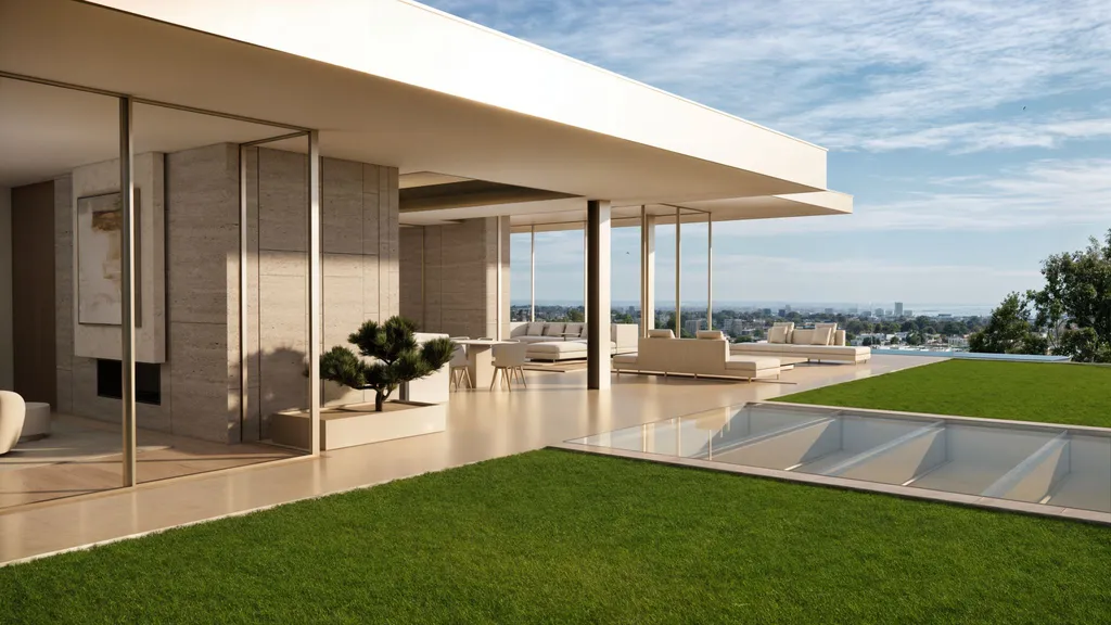 EL Medio House by McClean Design, A Contemporary Hillside Retreat in Pacific Palisades 9 EL Medio House by McClean Design, A Contemporary Hillside Retreat in Pacific Palisades