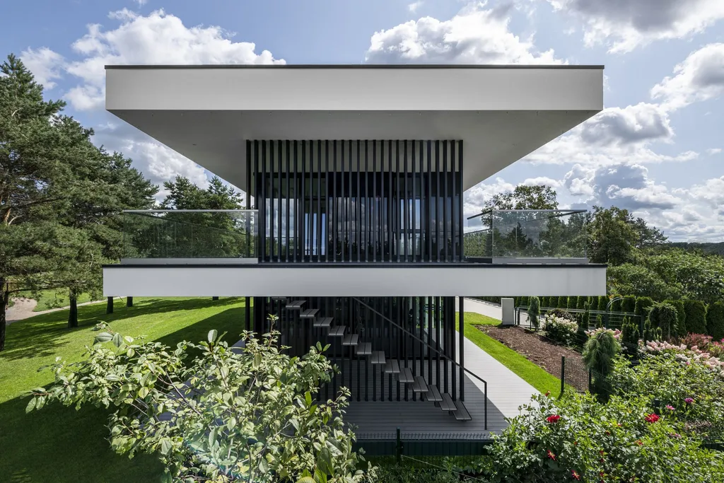 Panoramic View House by ArchLAB Studio, Minimalist Living Framed by the Vilnius Skyline 4 Panoramic View House by ArchLAB Studio Minimalist Living Framed by the Vilnius Skyline 11