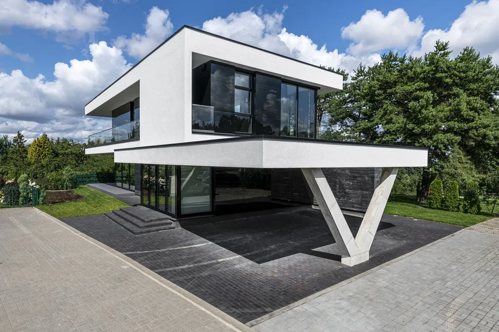 Panoramic View House by ArchLAB Studio, Minimalist Living Framed by the Vilnius Skyline 1 Panoramic View House by ArchLAB Studio, Minimalist Living Framed by the Vilnius Skyline