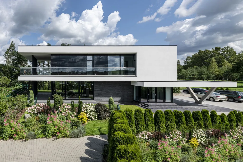 Panoramic View House by ArchLAB Studio, Minimalist Living Framed by the Vilnius Skyline 2 Panoramic View House by ArchLAB Studio Minimalist Living Framed by the Vilnius Skyline 13