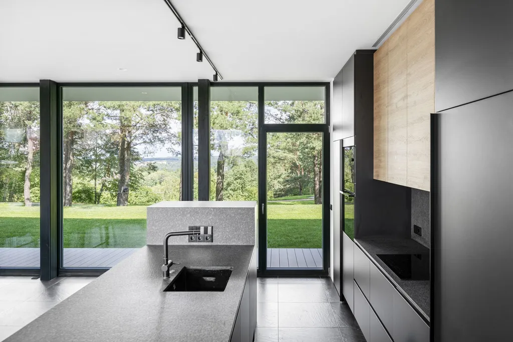 Panoramic View House by ArchLAB Studio, Minimalist Living Framed by the Vilnius Skyline 10 Panoramic View House by ArchLAB Studio, Minimalist Living Framed by the Vilnius Skyline