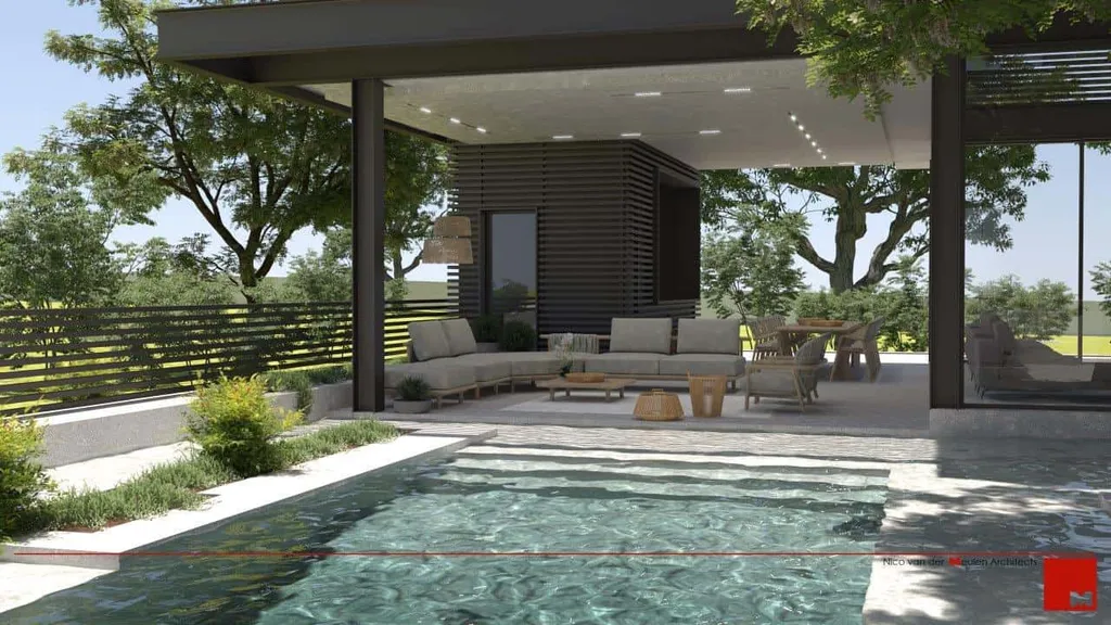 Riverglen Residence by Nico van der Meulen Architects, A Carved Stone Sanctuary in Steyn City 4 Riverglen Residence by Nico van der Meulen Architects A Carved Stone Sanctuary in Steyn City 8