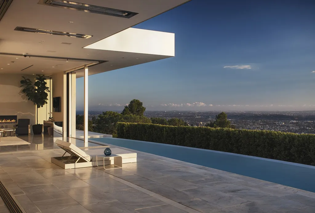 Williams I House by McClean Design, A Marble-Clad Entertaining Pavilion Above Los Angeles 4 Williams I House by McClean Design A Marble Clad Entertaining Pavilion Above Los Angeles 5