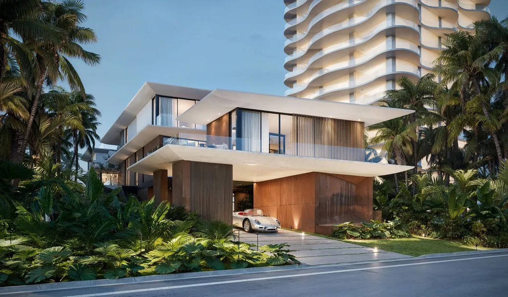 101 Ocean by SDH Studio, A Sculptural Oceanfront Residence on Golden Beach 12 101 Ocean by SDH Studio, A Sculptural Oceanfront Residence on Golden Beach