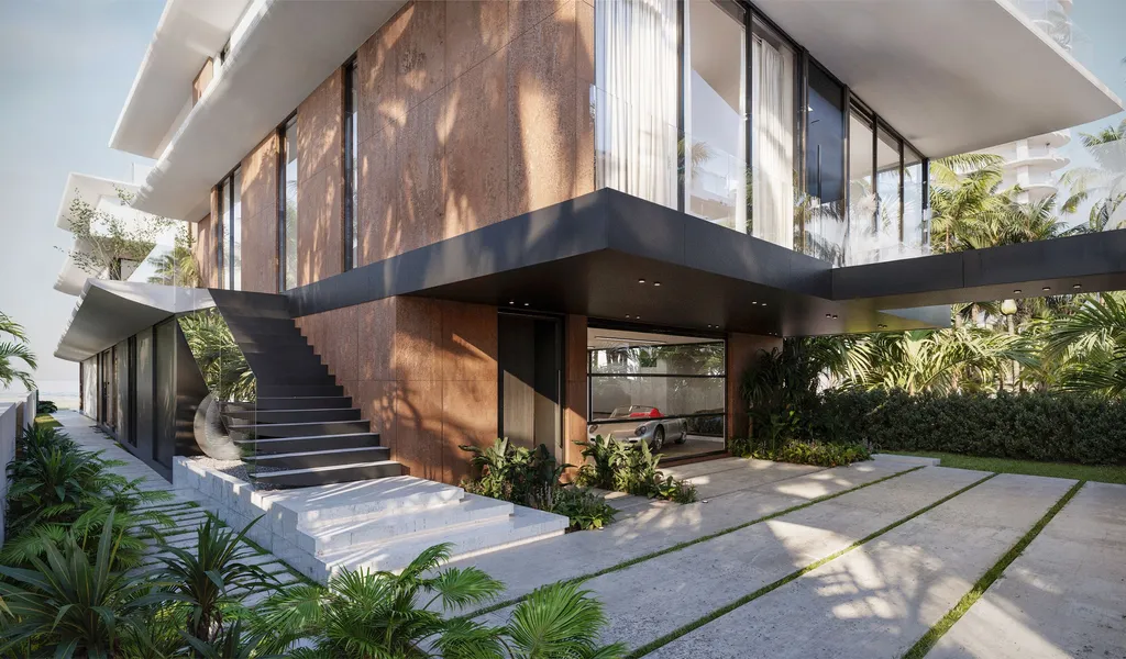 101 Ocean by SDH Studio, A Sculptural Oceanfront Residence on Golden Beach 11 101 Ocean by SDH Studio A Sculptural Oceanfront Residence on Golden Beach 7