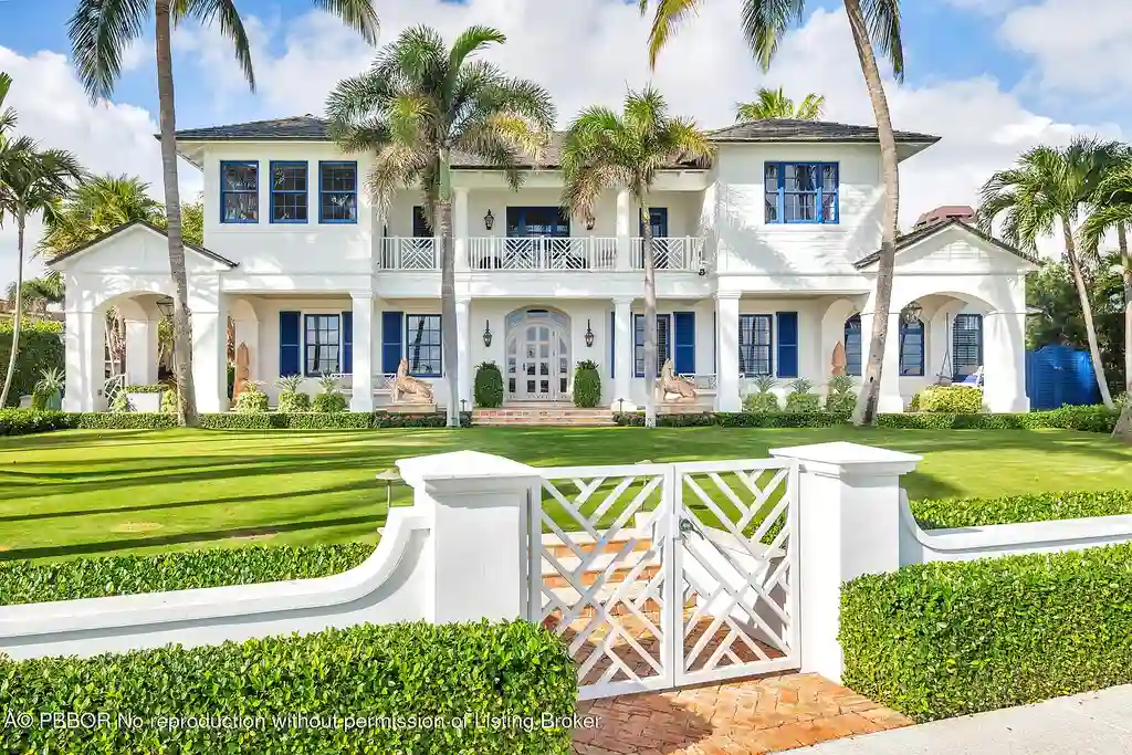 $26.3 Million Intracoastal Icon in West Palm Beach: A Rare Waterfront Masterpiece Along South Flagler Drive 5 Luxury waterfront estate at 101 Palmetto Ln in West Palm Beach overlooking the Intracoastal Waterway