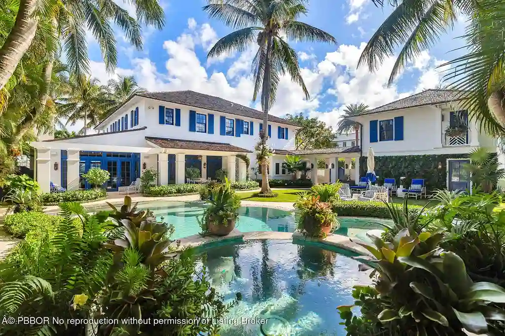 $26.3 Million Intracoastal Icon in West Palm Beach: A Rare Waterfront Masterpiece Along South Flagler Drive 6 Luxury waterfront estate at 101 Palmetto Ln in West Palm Beach overlooking the Intracoastal Waterway