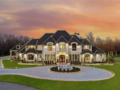 A Modern French–Inspired Oklahoma Estate Designed for Refined Living, Asking $3M 1 10819 218th Ave A Grand Modern French–Inspired Estate Blending Luxury and Livability at 3M 2