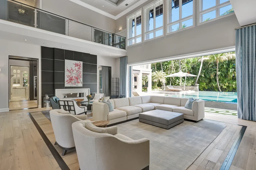 $16 Million Spectacular Golf-Front Estate Inside Old Palm Golf Club, Palm Beach Gardens 6 Aerial view of 12218 Tillinghast Circle, a $16M golf-front home in Palm Beach Gardens Real Estate