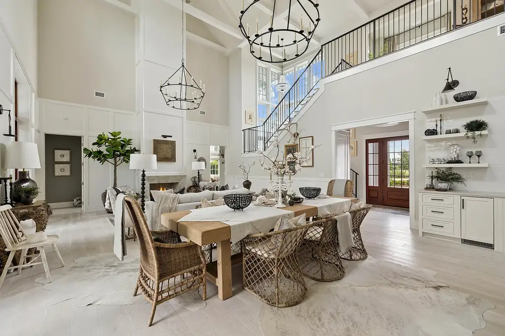 $6 Million Exceptional Coastal Retreat in Inlet Beach Offering Timeless Design and Elite Camp Creek Living 9 Front view of a designer residence at 125 Golfridge Dr a premier Inlet Beach Real Estate offering in Watersound Camp Creek