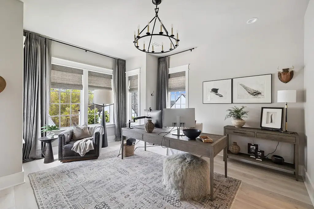 $6 Million Exceptional Coastal Retreat in Inlet Beach Offering Timeless Design and Elite Camp Creek Living 14 Front view of a designer residence at 125 Golfridge Dr a premier Inlet Beach Real Estate offering in Watersound Camp Creek