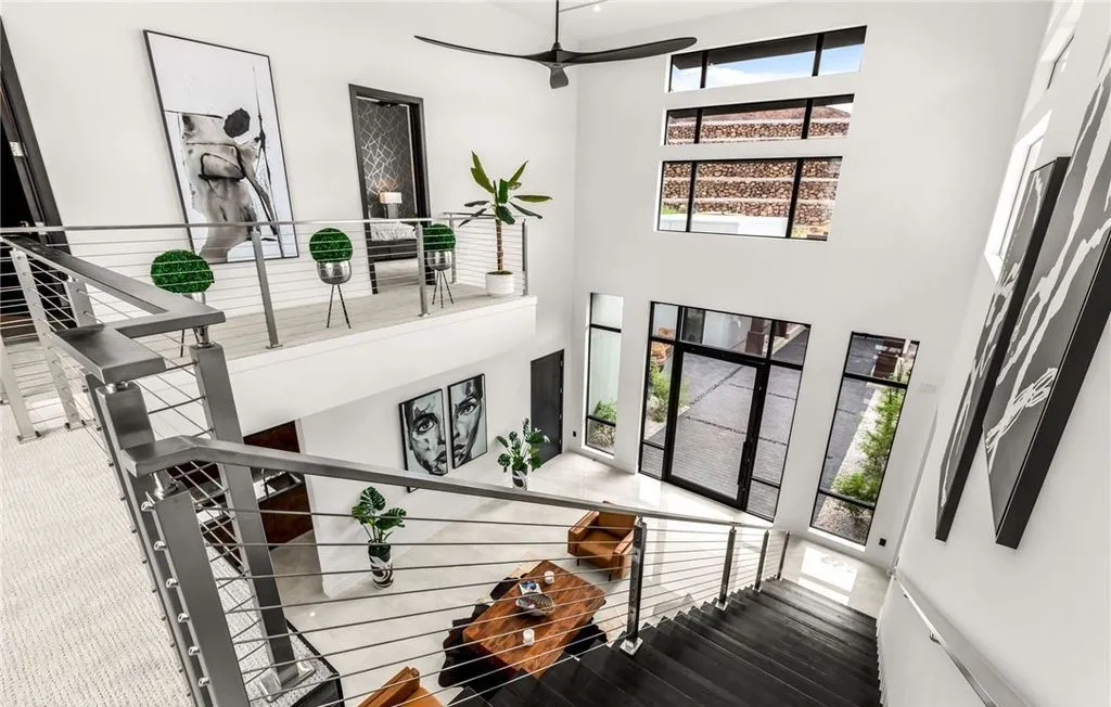 Modern Architectural Masterpiece in Nevada Offers Resort-Style Living at $5.95 Million 11 14 Sanctuary Peak Ct A Breathtaking Architectural Masterpiece Showcasing Modern Luxury and Resort Style Living in Nevada 10