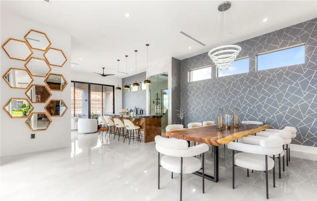 Modern Architectural Masterpiece in Nevada Offers Resort-Style Living at $5.95 Million 15 14 Sanctuary Peak Ct A Breathtaking Architectural Masterpiece Showcasing Modern Luxury and Resort Style Living in Nevada 14