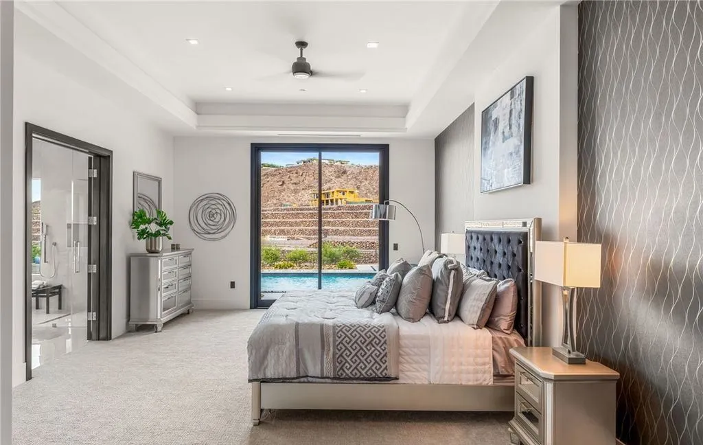 Modern Architectural Masterpiece in Nevada Offers Resort-Style Living at $5.95 Million 16 14 Sanctuary Peak Ct A Breathtaking Architectural Masterpiece Showcasing Modern Luxury and Resort Style Living in Nevada 15