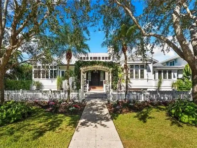 Timeless $11 Million Estate in Olde Naples Offering Classic Architecture, and Walkable Access to the Beach 1 163 10th AVE S Lists for 11M Stunning Olde Naples Estate with Timeless Charm Near the Beach 1
