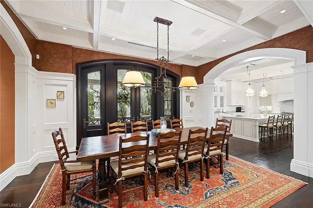 Timeless $11 Million Estate in Olde Naples Offering Classic Architecture, and Walkable Access to the Beach 10 Exceptional outdoor entertaining area at 163 10th AVE S, one of Olde Naples’ finest residences