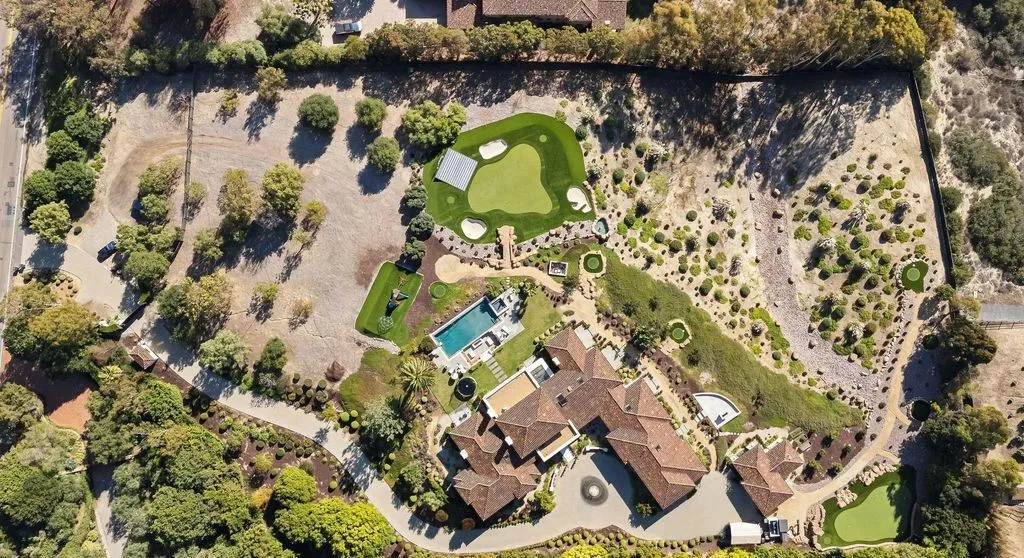 An Elite California Retreat Defined by Vast Space and Breathtaking Southwest Vistas for $15.995M 29 16640 El Camino Real A Commanding California Estate Offering Privacy and Sweeping Southwest Views 7