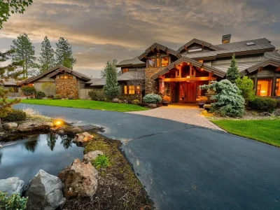 Norman-Built Oregon Sanctuary Blending Timeless Elegance and Mountain Serenity Lists for $8.9 Million 1 18883 Sutherland Ct Luxury Home for Sale in Bend Oregon Real Estate Market 1