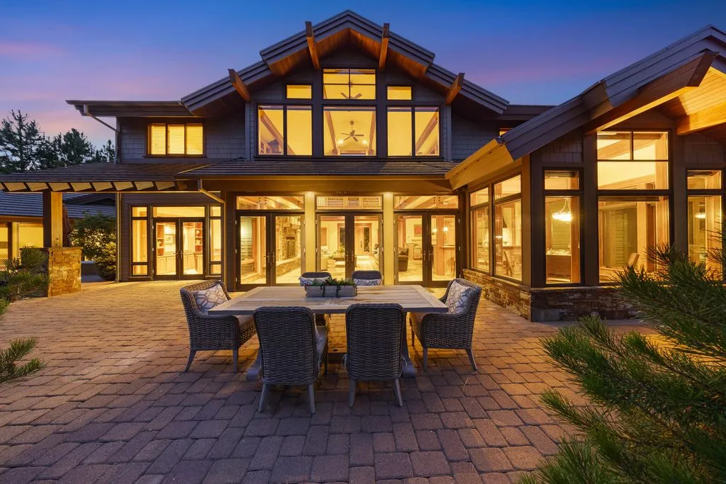 Norman-Built Oregon Sanctuary Blending Timeless Elegance and Mountain Serenity Lists for $8.9 Million 24 18883 Sutherland Ct Luxury Home for Sale in Bend Oregon Real Estate Market 24