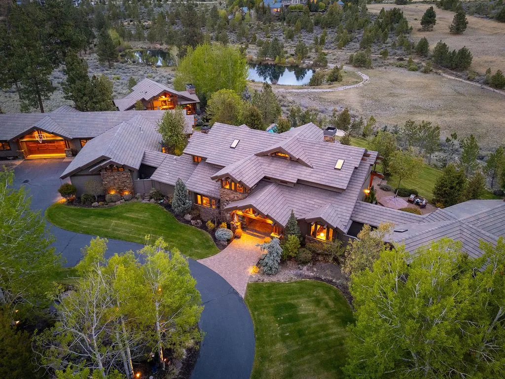 Norman-Built Oregon Sanctuary Blending Timeless Elegance and Mountain Serenity Lists for $8.9 Million 26 18883 Sutherland Ct Luxury Home for Sale in Bend Oregon Real Estate Market 28