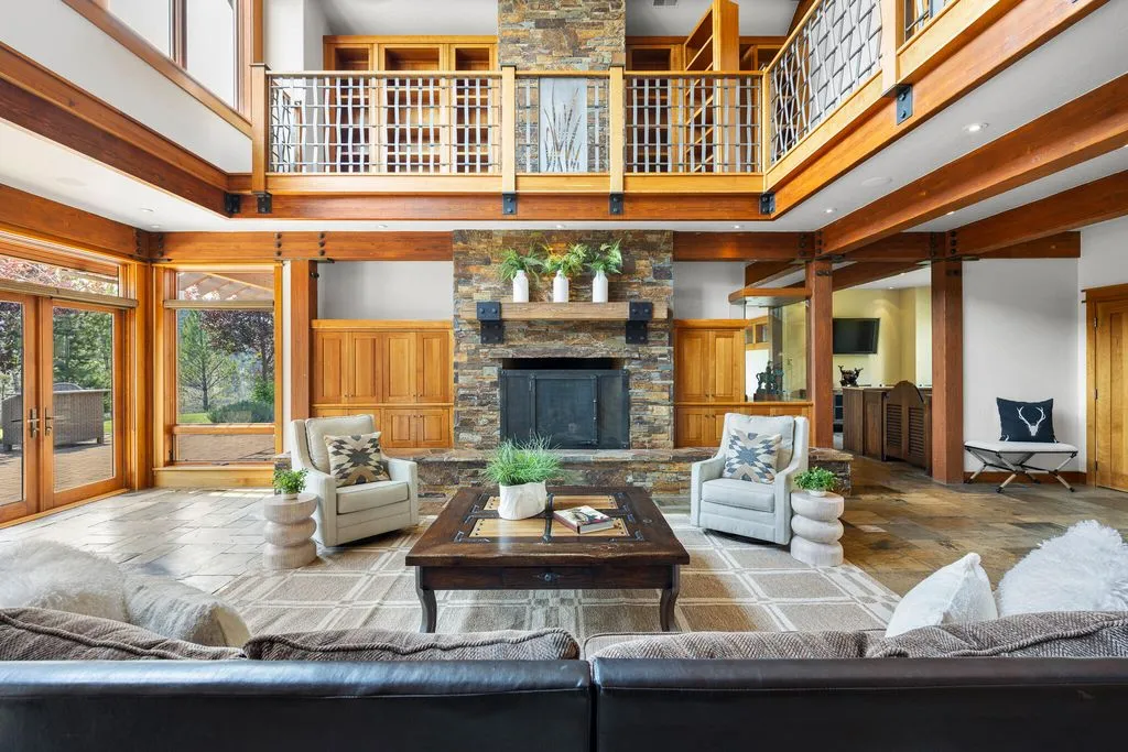 Norman-Built Oregon Sanctuary Blending Timeless Elegance and Mountain Serenity Lists for $8.9 Million 8 18883 Sutherland Ct Luxury Home for Sale in Bend Oregon Real Estate Market 4