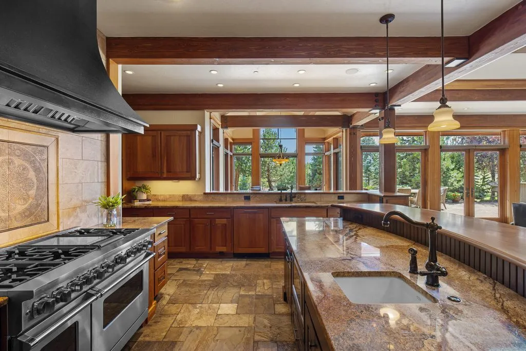 Norman-Built Oregon Sanctuary Blending Timeless Elegance and Mountain Serenity Lists for $8.9 Million 15 18883 Sutherland Ct Luxury Home for Sale in Bend Oregon Real Estate Market 8