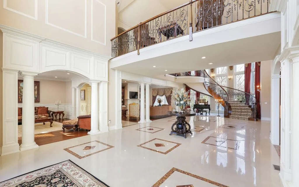 New Jersey Luxury Home Exuding Opulence and Warmth Asks $5.699M 8 19 Embry Farm Road An Exceptional New Jersey Estate Exuding Opulence and Warmth at 5.699M 5