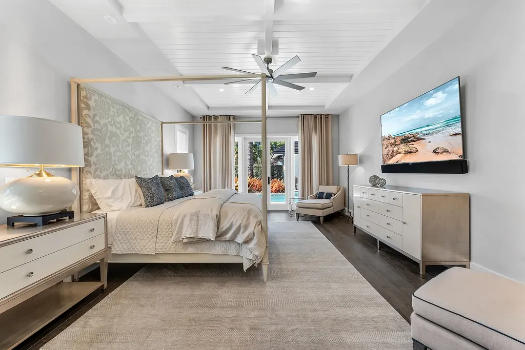 Stunning $8.4 Million Moorings Masterpiece Showcases Timeless Luxury Living in Naples 10 Front exterior of 2025 Crayton RD, a $8.395M custom luxury home in The Moorings, Naples Real Estate