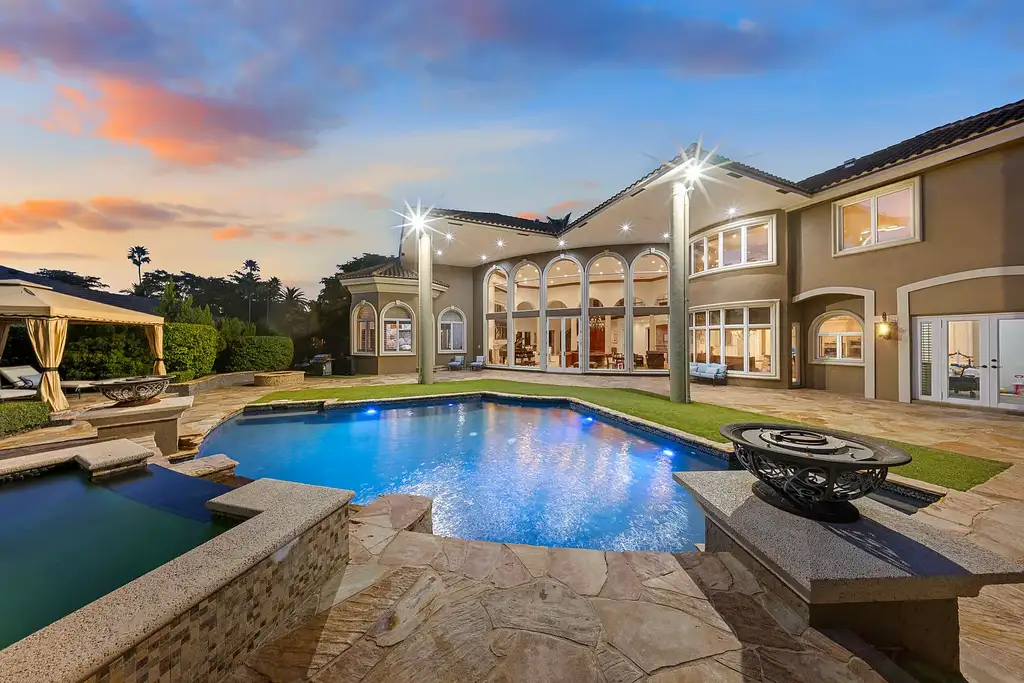 A $5.5 Million Remarkable Golf Course Estate Elevating Luxury Living in Boca Raton 5 Golf course views from the backyard of 21169 Oakley Court in Boca Raton