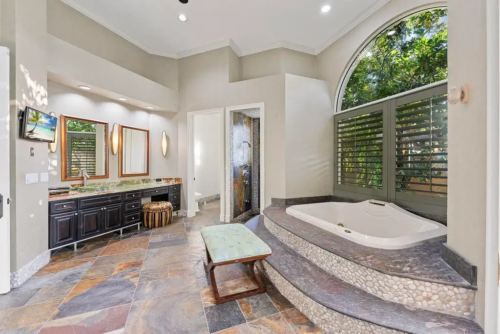 A $5.5 Million Remarkable Golf Course Estate Elevating Luxury Living in Boca Raton 13 Golf course views from the backyard of 21169 Oakley Court in Boca Raton