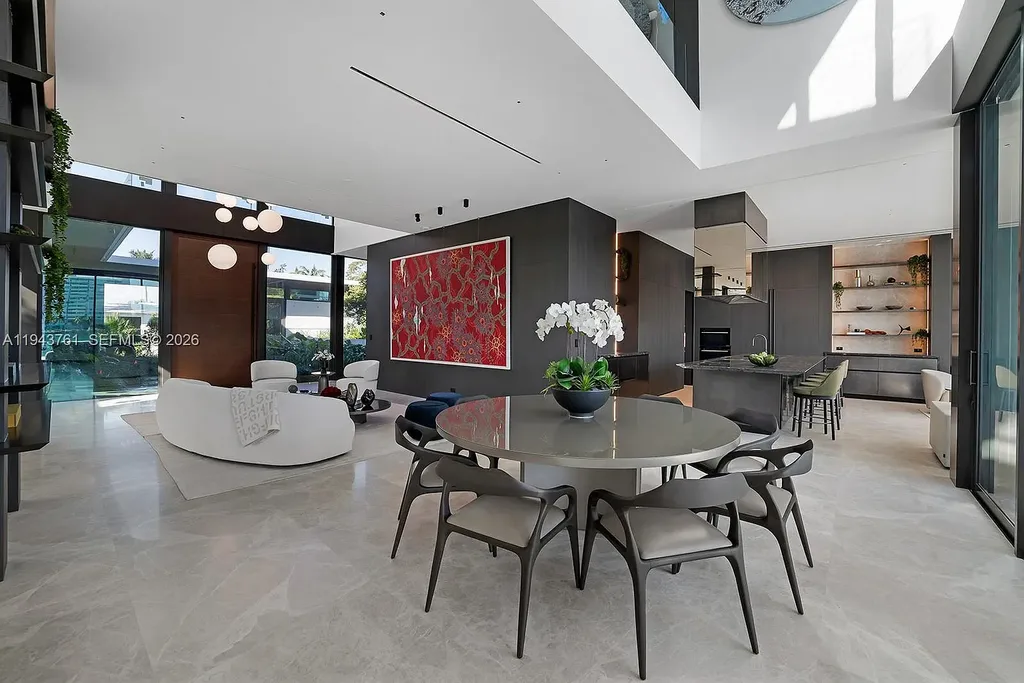 $45 Million Waterfront Masterpiece An Exceptional New Icon of Miami Beach Luxury Living 9 217 E Rivo Alto Dr Lists for 45 Million An Exceptional Waterfront Masterpiece Redefining Miami Beach Luxury 9