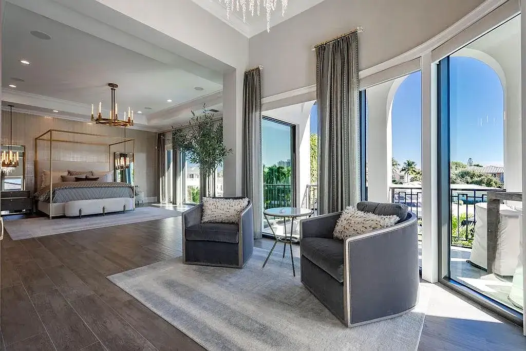 $15 Million Exceptional Waterfront Masterpiece in Lighthouse Point with Timeless Luxury 13 Waterfront home at 2457 NE 26th St in Lighthouse Point with private yacht dockage, resort-style pool, and direct ocean access