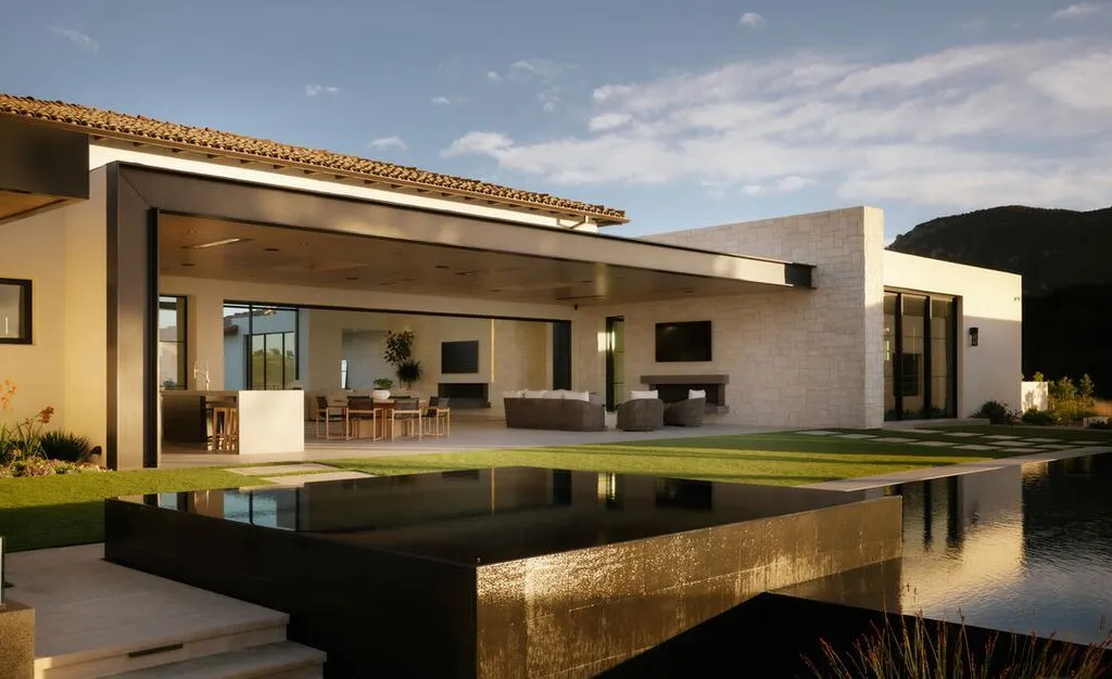 An Extraordinary California Residence Showcasing 15,000 Square Feet of Innovative Design at $29.995 Million 10 2551 White Stallion Rd Unveils a World Class Trophy Caliber Single Story California Estate of Monumental Scale 19