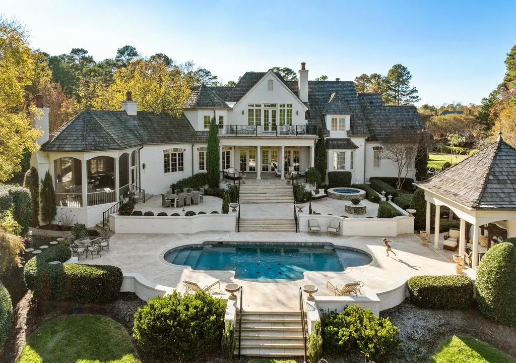 A Remarkable North Carolina Retreat Showcasing Seclusion, Open Vistas at $4.25M 6 266 Perfect Moment Dr A Sought After North Carolina Estate Offering Secluded Living and Sweeping Views 3