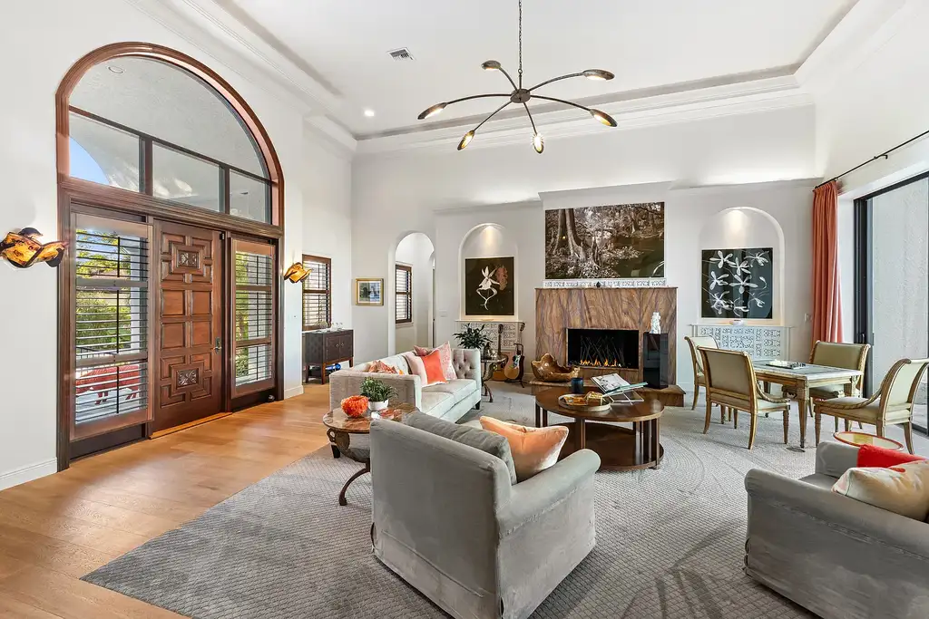 $9.4 Million Port Royal Residence Offering a Rare Opportunity in Naples Real Estate 6 Exterior view of 2755 Lantern LN, a luxury Port Royal home in Naples Real Estate set on a 0.47-acre landscaped lot