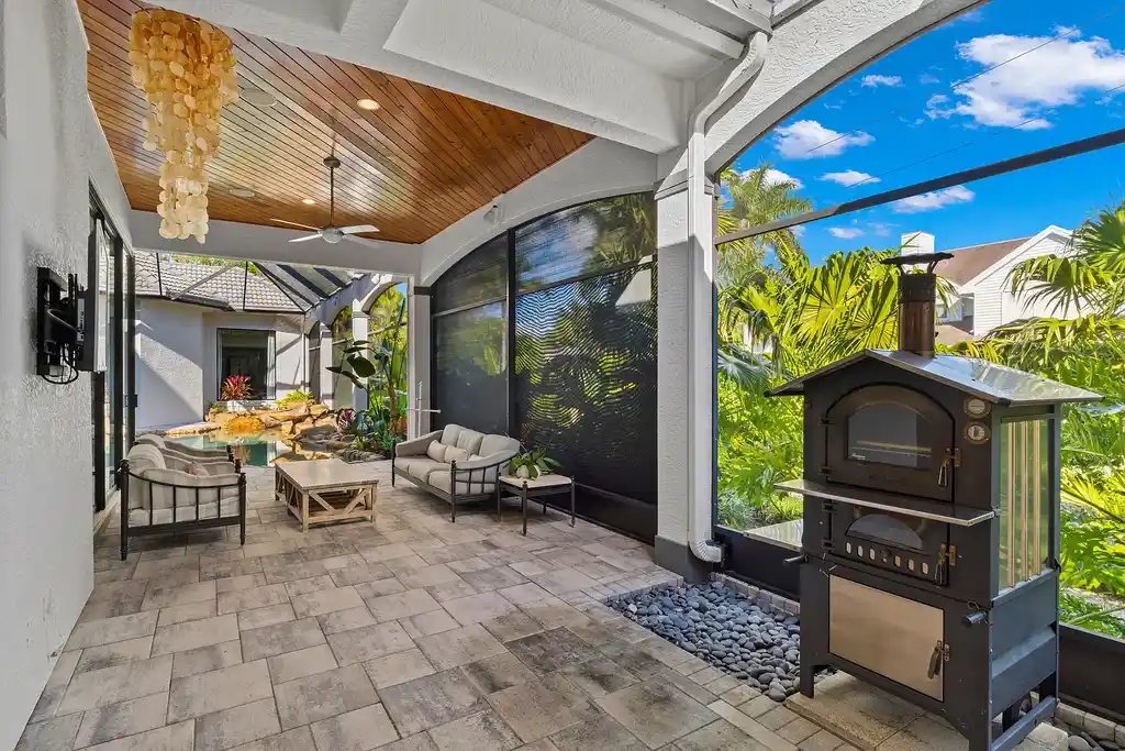 $9.4 Million Port Royal Residence Offering a Rare Opportunity in Naples Real Estate 14 Exterior view of 2755 Lantern LN, a luxury Port Royal home in Naples Real Estate set on a 0.47-acre landscaped lot