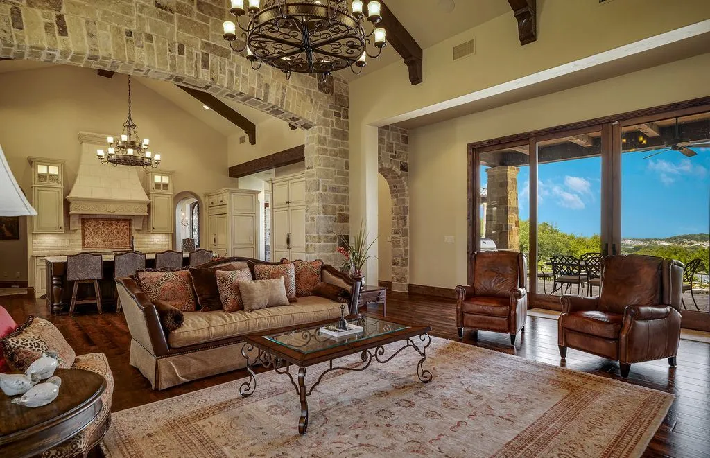 An Elevated Hill Country Lifestyle Awaits at This $3.1M Estate Overlooking the Nicklaus Course 16 35 Winged Foot A Remarkable Hill Country Residence Defined by Golf Course Serenity 10
