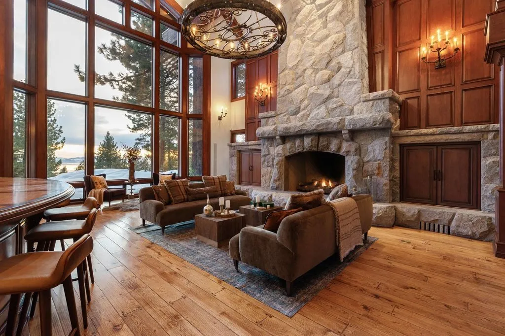 An Architectural Masterpiece Embracing Forest Tranquility and Panoramic Lake Tahoe Views Lists for $14.5 Million 7 749 Burgundy Rd Showcases a Breathtaking Mountain Masterpiece Framed by Forest and Lake Tahoe Serenity 6