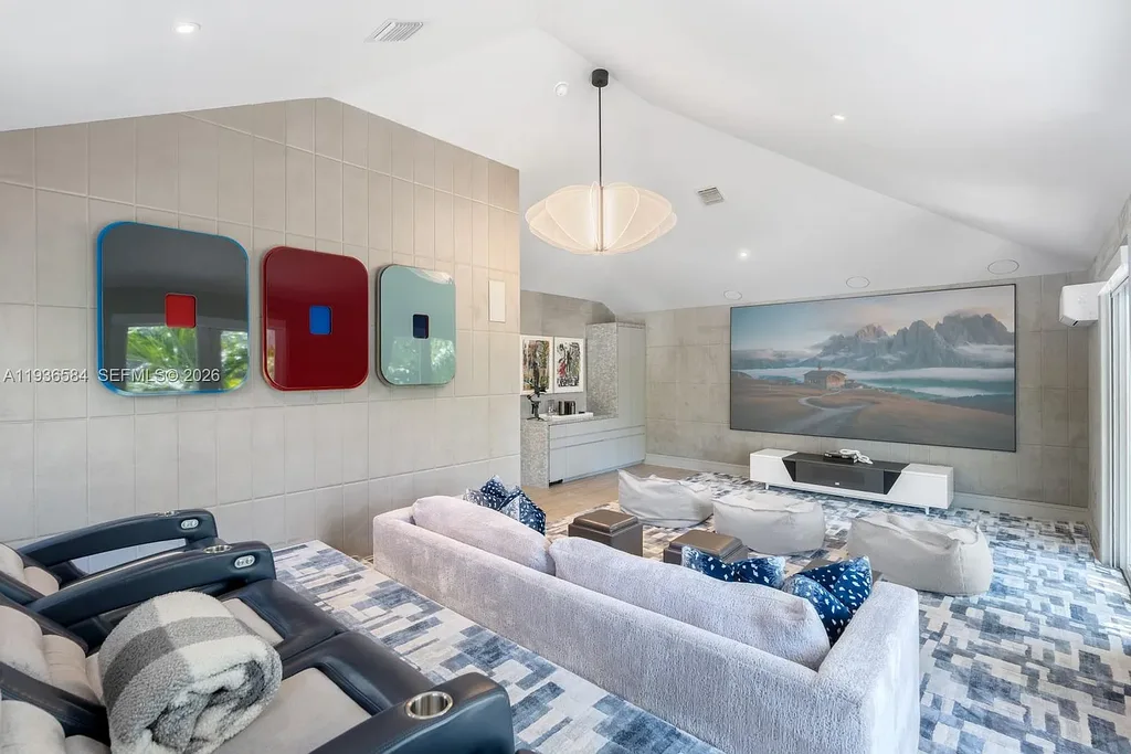 $24.9 Million Exceptional Waterfront Estate Showcases Elite Living in Miami’s Bay Point 16 Waterfront luxury home at 761 Buttonwood Ln in Miami featuring contemporary architecture and private bay frontage