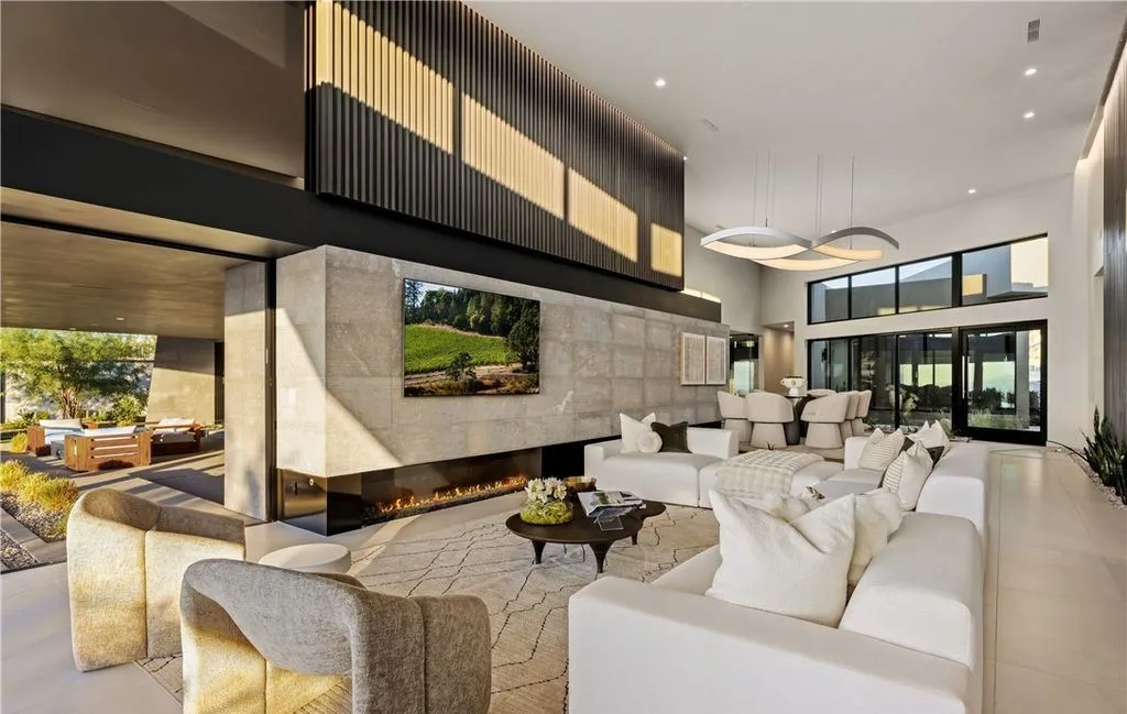 This Architecturally Significant Two-Story Residence Melds With Nevada’s Serene Mountains at $9.3M 16 8 Chisel Crest Ct Showcases a Breathtaking Two Story Home Blending With Nevadas Mountain Landscape 16