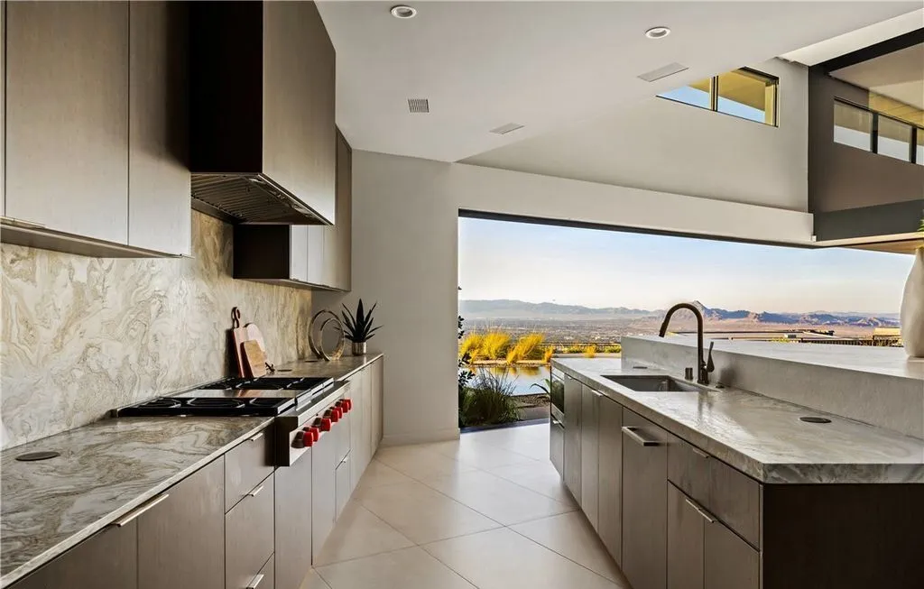 This Architecturally Significant Two-Story Residence Melds With Nevada’s Serene Mountains at $9.3M 21 8 Chisel Crest Ct Showcases a Breathtaking Two Story Home Blending With Nevadas Mountain Landscape 21