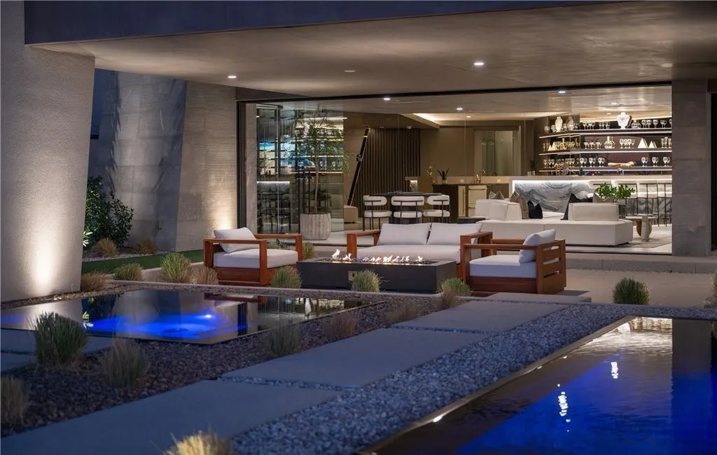 This Architecturally Significant Two-Story Residence Melds With Nevada’s Serene Mountains at $9.3M 30 8 Chisel Crest Ct Showcases a Breathtaking Two Story Home Blending With Nevadas Mountain Landscape 29