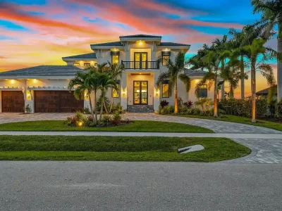 $6.7 Million Brand New Waterfront Masterpiece Offering Direct Gulf Access and Sunset Views on Marco Island 2 920 Iris Ct 6.7 Million Brand New Waterfront Masterpiece with Direct Gulf Access on Marco Island 1